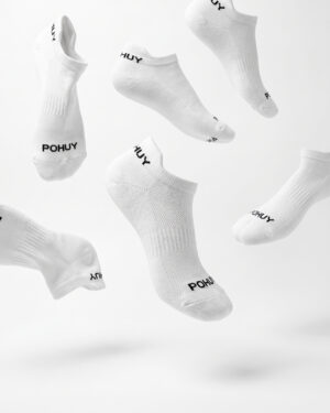 "POHUY on footprints" Ankle Socks