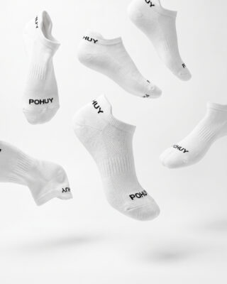 "POHUY on footprints" Ankle Socks