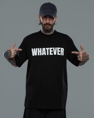 WHATEVER BLACK Tee