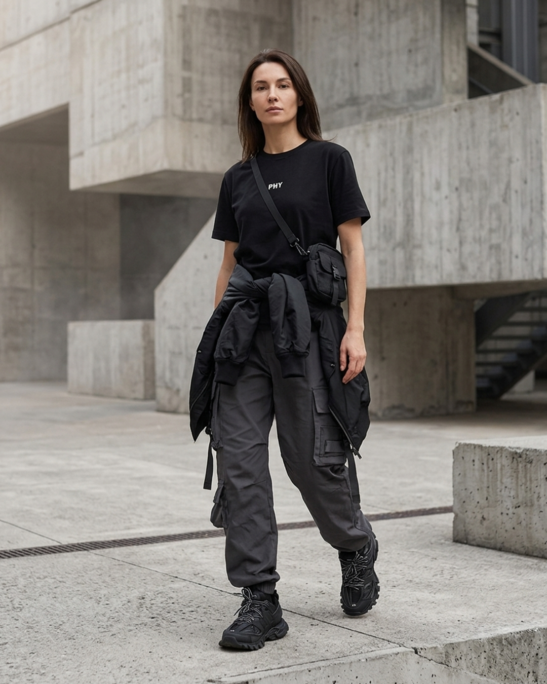 Black PHY T-shirt - Image 9