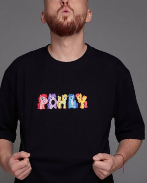 PONY BLACK T-shirt