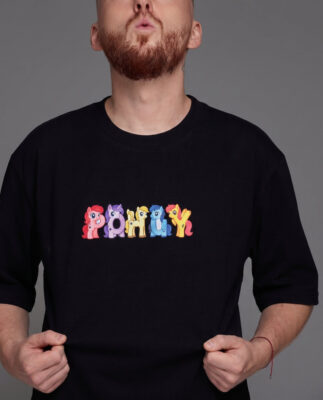 Футболка PONY BLACK